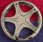 1999-2004 Ford Mustang 17 Alloy Wheel Chrome Skin Hubcap Cover IMP311 New. Price: $69.99.