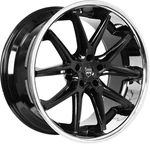 22" Inch Staggered Black Ss Lip Lexani Circuit 22X9 22X10.5 Blanks Wheels Rims New. Price: $2824.60.