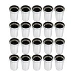 Set Of 20 Chrome Semi Truck Lug Nut Covers 33MM Push-on Tube Top Plastic 3/8" New. Price: $36.29.