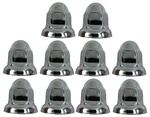10 Lot Roadpro W-33M 33MM Chrome Flanged Lug Nut Cover Semi Truck Wheel Cap Bulk New. Price: $25.95.