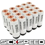 Sickspeed 20PC White/rose Gold Capped Aluminum 50MM 3PC Lug Nuts 12X1.25 N12 New. Price: $119.95.