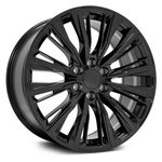 For Gmc Yukon 92-05 Alloy Factory Wheels 6 V-spoke Gloss Black 22X9 New. Price: $324.00.