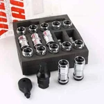 Rays Volk Racing Formula M12X1.25 Lug Nut Acorn Rim Closed End Black Anti-theft New. Price: $120.19.