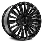 For Gmc Yukon 92-05 Alloy Factory Wheels 20 I-spoke Gloss Black 22X9 New. Price: $260.00.
