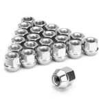 12MMX1.5 Zinc Aftermarket Wheel Lug Nuts, 20 Pcs M12X1.5 Open End Cone Seat B.... Price: $23.05.