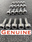 Genuine Ferrari Factory Original Titanium Wheel Bolts Full Set Of 20 New. Price: $1195.00.
