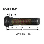 Euclid E-11706 Stud New. Price: $114.42.