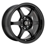 Impact Racing 510 Wheels 15X7 (32, 5X114.3, 73.1) Black Rims Set Of New. Price: $463.60.