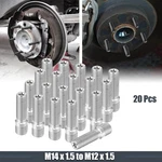 20 Pcs M14X1.5 M12X1.5 50MM Car Wheel Stud For Audi Silver Tone New. Price: $39.99.
