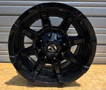 Fuel Wheel, Gloss Black, 17X9, On 5, For 07-26 Jeep D57517902645 Used. Price: $250.00.