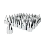 United Pacific 10007CB Wheel Lug Nut Cover Set 33MM X 4 1/8", Chrome, Plastic, New. Price: $131.19.