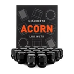 Mishimoto Steel Acorn Lug Nuts M12 X 1.5 - 20PC Set Black New. Price: $61.99.