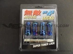 Wheel Mate Muteki SR48 Open End Locking Lug Nut Set Of Burning Blue Neon New. Price: $91.03.