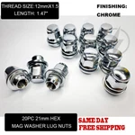 20 Oem Factory Lug Nuts Chrome For Toyota Lexus 12X1.5 Fits Mag/flat Seat Wheel New. Price: $24.99.