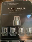 Oem New Chrome Wheel Lock Set (4) 17MM 2018-2019 Miata MAZDA3 C9N1-V9-740. Price: $52.99.