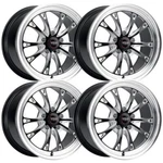 (SET-4) Weld Belmont Drag 15X10 5X114.3/5X4.5 Black 25MM Wheels Rims Inch New. Price: $1680.00.