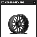 Series XD820 Grenade Rim 20X9 6X139.7 Offset 18 Matte Black Closeout Sale 2X! New. Price: $249.99.