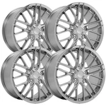 (set Of 4) Oe Wheels CV08B 18X8.5 5X4.75" +56MM Chrome Rims 18" Inch New. Price: $1237.96.