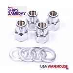 Gorilla 73077SMB, Set Of 4 Chrome Steel Lugnuts Short Mag Open 7/16 Performanc New. Price: $25.44.