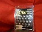 Muteki Chrome Closed End Lug Nuts 12 X 1.25 With Socket Adapter 41885C New. Price: $85.00.