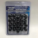 White Knight 761704 20 Wheel Lug Nut & Lock Kit 1/2" R.h. Black Bulge Acorn New. Price: $25.98.