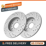 Rear Drilled Slotted Disc Brake Rotors Kit For Chevrolet Cruze Bolt Euv Volt New. Price: $46.61.
