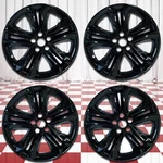 4PC Gloss Black 5 Split Spoke 18" Wheel Skins 2019-2021 Ford Edge Sel New. Price: $89.05.