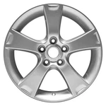For Mazda 3 04-06 Cci 5-SPOKE Silver 17X6.5 Alloy Factory Wheel Remanufactured Used. Price: $274.62.