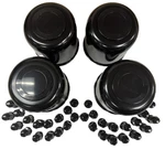 4-PACK Trailer Wheel Black Cap And Set With 32 Painted 4.90 Inch Center New. Price: $103.99.