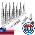 Kingway M14X1.5 Lug Nuts Chrome 32 Pcs 14MM Spline Spiked New. Price: $85.92.
