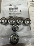 Mopar Locking Lug Nut Set, 5PC M14 X 1.5 Used. Price: $20.00.
