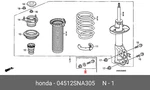 Genuine Oe Bolt With Nut 04512SNA305 For Honda 04512-SNA305 Neu. Price: $18.91.