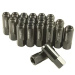 Jdmspeed Black 20PC 14X1.5MM 60MM Extended Forged Aluminum Tuner Racing Lug Nut New. Price: $125.85.