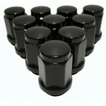 10 Black Bulge Acorn Closed End 12X1.5 Cone Seat Lug Nuts 1.38" Tall Honda Acura New. Price: $16.99.