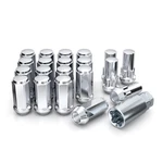 White Knight 791909XLAM Chrome M14X1.50 Thread Bulge Acorn Lug Nut With Lo.... Price: $48.07.