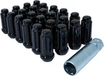 Gorilla K6TS-14150BGR Black (14MM X 1.50 Thread Size) Spline Lug Nuts Pack Of 24 Used. Price: $39.99.