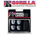 Gorilla Open End Wheel Locks, 14MM 1.50, 13/16" Hex 21MM, Bulge Acorn, 78641N New. Price: $17.49.