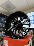 (set Of 4) Hardrock H700 Affliction 20X12 8X170 -44MM Black/milled Wheels Rims New. Price: $1395.95.