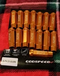 15 Gld/orng Jdmspeed M12X1.5 60MM Extnd Forged Aluminum Tuner Racing Lug Nuts New. Price: $9.99.