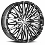 22" Azara AZA-522 Gloss Black & Machined Wheel 22X8.5 5X112 5X4.5 38MM Rim New. Price: $265.29.