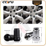 23/20 +2 Keys 1/2"-20 Black/chrome Spline Lug Nuts For Jeep Commander CJ6 CJ7 New. Price: $28.99.