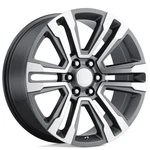 22X9"PERFORMANCE Replicas Wheels PR182 Gunmetal Machined Rims New. Price: $1968.00.