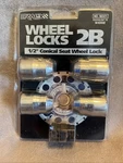 Rally Wheel Lug Locks Set 1/2" Conical Seat 2B #90321 1991 Nos 4 Pack Car Truck New. Price: $9.98.
