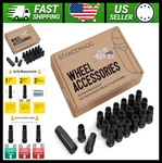 Stancemagic 20PC Black Extended Tuner Lug Nuts Open Cone Seat 12X1.25 New. Price: $79.99.