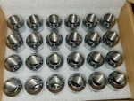 Jiiinmiiin 24PCS M14X1.5 Chrome Lug Nuts, 14MMX1.5 Wheel With 19MM(3-4") New. Price: $7.87.