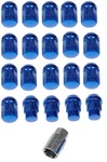 20) Dorman 713-275D Blue Acorn Wheels Rims Lock Lug Nuts Set 1/2" Thread New. Price: $44.00.