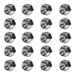 (qty) 7/16-ACORN Lug Nuts Zinc-plated, Open End 7/16-20 3/4 Socket New. Price: $24.22.