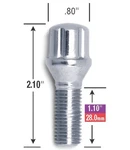 Gorilla Automotive Products 17179SD Small Diameter Lug New. Price: $23.63.