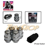4 Lock Gorilla 19MM Socket Bulge Acorn Wheels Rim Lug Nut 12X1.5 Chrome New. Price: $19.95.