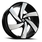 20X8.5 Luxxx Alloys 48 Gloss Black Machined Face Wheel 6X120/6X132 (27MM) New. Price: $346.00.